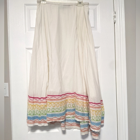 Rainbow Peasant Skirt - Picture 1 of 9